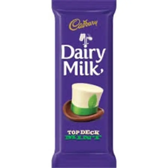 Dairy Milk Top Deck Mint 80g